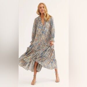 Free People Feeling Groovy Floral Maxi Dress